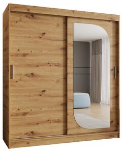 Šatní skříň 180 cm Lulu (dub artisan). Akce -20%