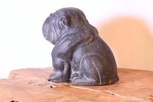 Buldog - Bulldog - Buldok - odlévaná socha