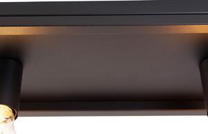 Chytré stropní svítidlo černé 99,5 cm včetně 4 ks Wifi A60 - Cage