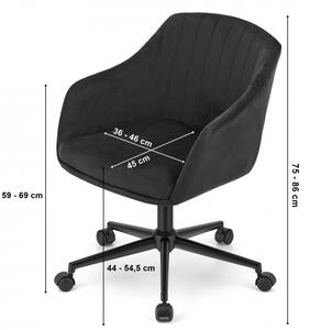 Kancelářská židle MINK tyrkysová