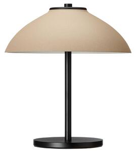 Stolní lampa Vali, výška 25,8 cm, černá/béžová