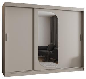Šatní skříň 250 cm Lulu (kašmír). Akce -21%
