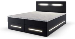 Čalouněná postel boxspring MINOR + topper, 160x200, soft 11