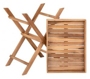 House Nordic Balkónový stolek RONDA 29x39 cm, teak 7501005