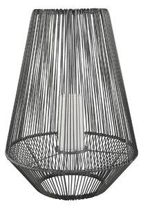 Mineros LED solární stolní lampa, šedá, výška 51 cm
