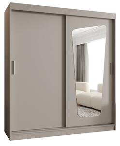 Šatní skříň 180 cm Mokka (kašmír). Akce -20%