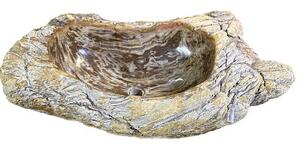 Obří fosilní umyvadlo 100x50 cm Bali