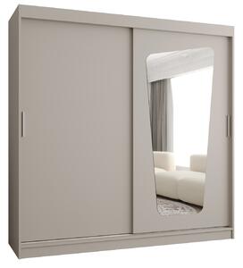 Šatní skříň 200 cm Mokka (kašmír). Akce -20%
