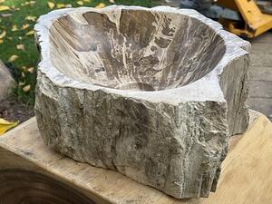 Umyvadlo fosilní 43x30 cm z Bali