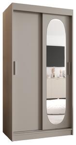 Šatní skříň 100 cm Ronny (kašmír). Akce -21%