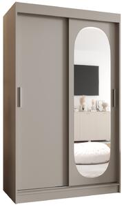 Šatní skříň 120 cm Ronny (kašmír). Akce -21%