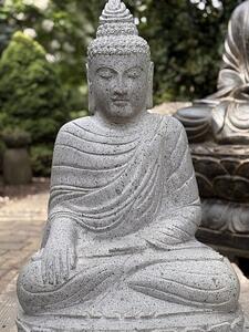 Socha Buddha tesaná 80 cm, mudra osvícení