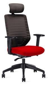 Setulo Kancelářská židle Kuma Barva: Červená, Varianta: s podhlavníkem