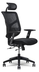 Setulo Kancelářská židle Sotis s podhlavníkem Barva: Černá A-01, Varianta: s podhlavníkem