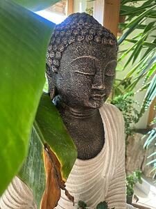 Buddha Bílý - 90 cm