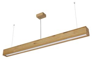 APLED Lineární závěsné LED svítidlo Look Woodline Dub 120cm 36W Barva světla: Teplá bílá 21184