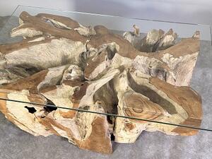 Konferenční stolek Manado teakový kořen 100x60 cm z Jávy