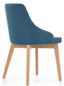 Moderní jídelní židle H2009, med / modrý dub