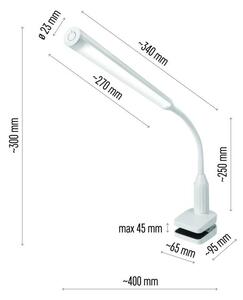 EMOS Lighting LED stolní lampa JASMINE, bílá 1538153000