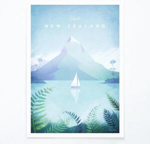 Plakát Travelposter New Zealand, 30 x 40 cm