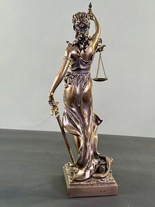 Soška Spravedlnosti – detailní dekorace 19 nebo 29 cm