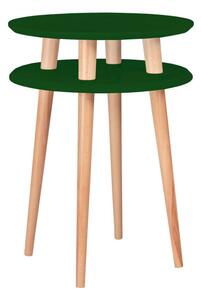 Tmavě zelený odkládací stolek Ragaba Ufo, ⌀ 45 cm