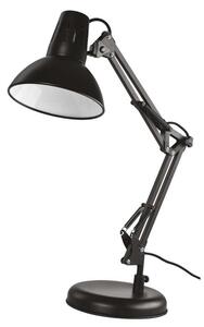EMOS Stolní lampa DUSTIN na žárovku E27, černá Z7612B