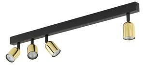 LED Bodové svítidlo TOP 4xGU10/10W/230V černá/zlatá