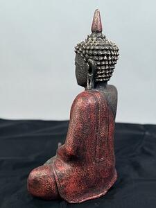 Soška Buddhy v meditační pozici – 35 cm, pryskyřice, severní Indie