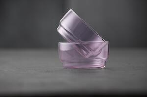 Lyngby Glas Sada skleněných misek Torino 12 cm (2 ks) Pink