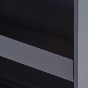 ZRCADLOVÁ SKŘÍŇKA, černá, 29/158/12 cm MID.YOU - Koupelnové série, Online Only