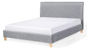 HezkýNábytek.cz Manželská postel 160 cm SANCHEZ (s roštem) (šedá). 1007521