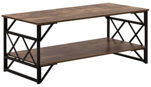 Konferenční stolek z tmavého dřeva s černou barvou, BOLTON