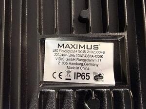 LED reflektor Maximus 100 W 8700 lm – venkovní svítidlo IP65 s neutrálním bílým světlem