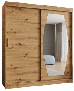 Šatní skříň 180 cm Rosaria (dub artisan). Akce -20%