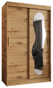 Šatní skříň 120 cm Ulta (dub artisan). Akce -21%