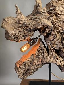 Lampa z teakového kořenového dřeva 98 cm z Jávy