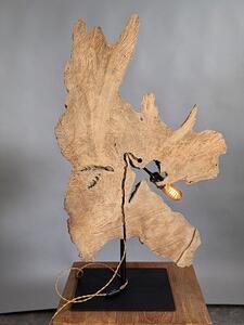 Lampa z teakového kořenového dřeva 98 cm z Jávy