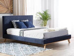 Manželská postel 160 cm TALLE (s roštem) (modrá). 1007531