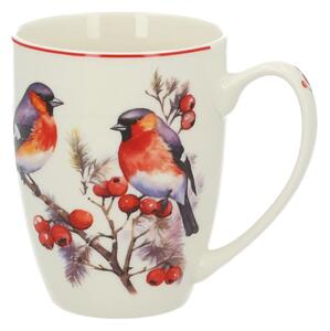 Vánoční porcelánový hrnek Sýkorky 350 ml