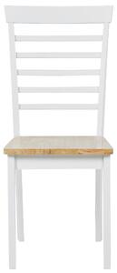 Jídelní židle Sada 2 ks Bílá BATTERSBY