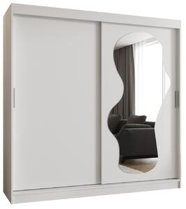 Šatní skříň 200 cm Ulta (bílá). Akce -20%
