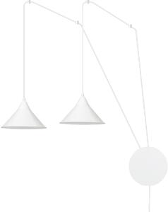 Emibig Abramo závěsné svítidlo 2x15 W bílá 159/2