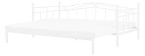Rozkládací postel 90 cm TULO (s roštem) (bílá). 1007539