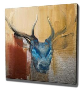 Obraz na plátně Colorful Deer, 45 x 45 cm