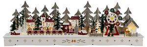 Konstsmide 3246-250 dřevěná figurka LED bílá
