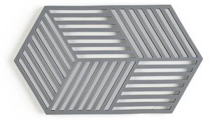 Zone Denmark Silikonová podložka pod horké Hexagon Cool Grey 24 cm