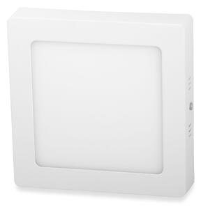 T-LED Bílý přisazený LED panel hranatý 170 x 170mm 12W Barva světla: Teplá bílá 10274