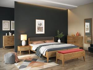 Masivní postel MIA | DUB průběžný | 180x200 cm | JELÍNEK nábytek