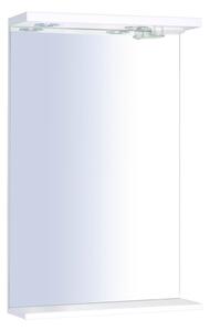 Zrcadlo s osvětlením Keramia Pro 50x80 cm bílá PROZRCK50IP